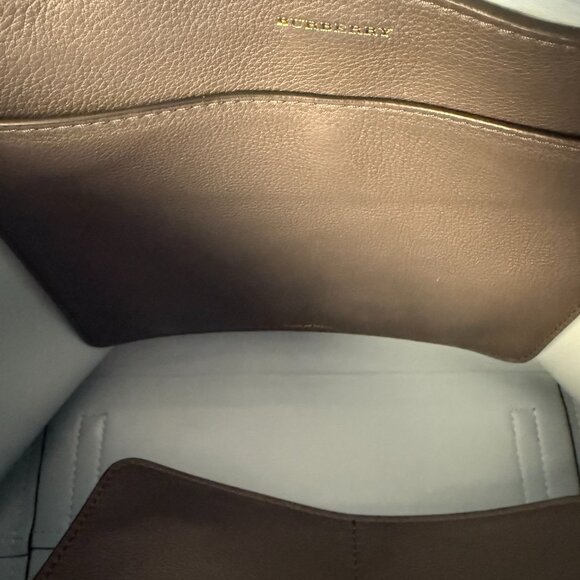 Burberry Blue and Light Blue Large Shoulder Tote Bag - Picture 4 of 4